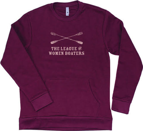 Maroon League of Women Boaters Sweatshirt
