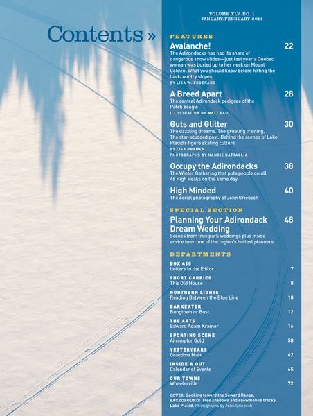 January/February 2014 issue - Avalanches