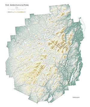 Relief Map - Unlaminated