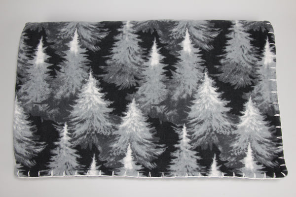 Gray Trees Blanket