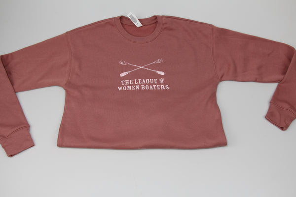 Mauve League of Women Boaters Sweatshirt