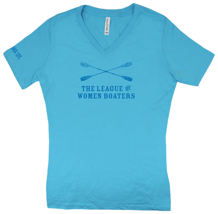 Turquoise League of Women Boaters T-shirt